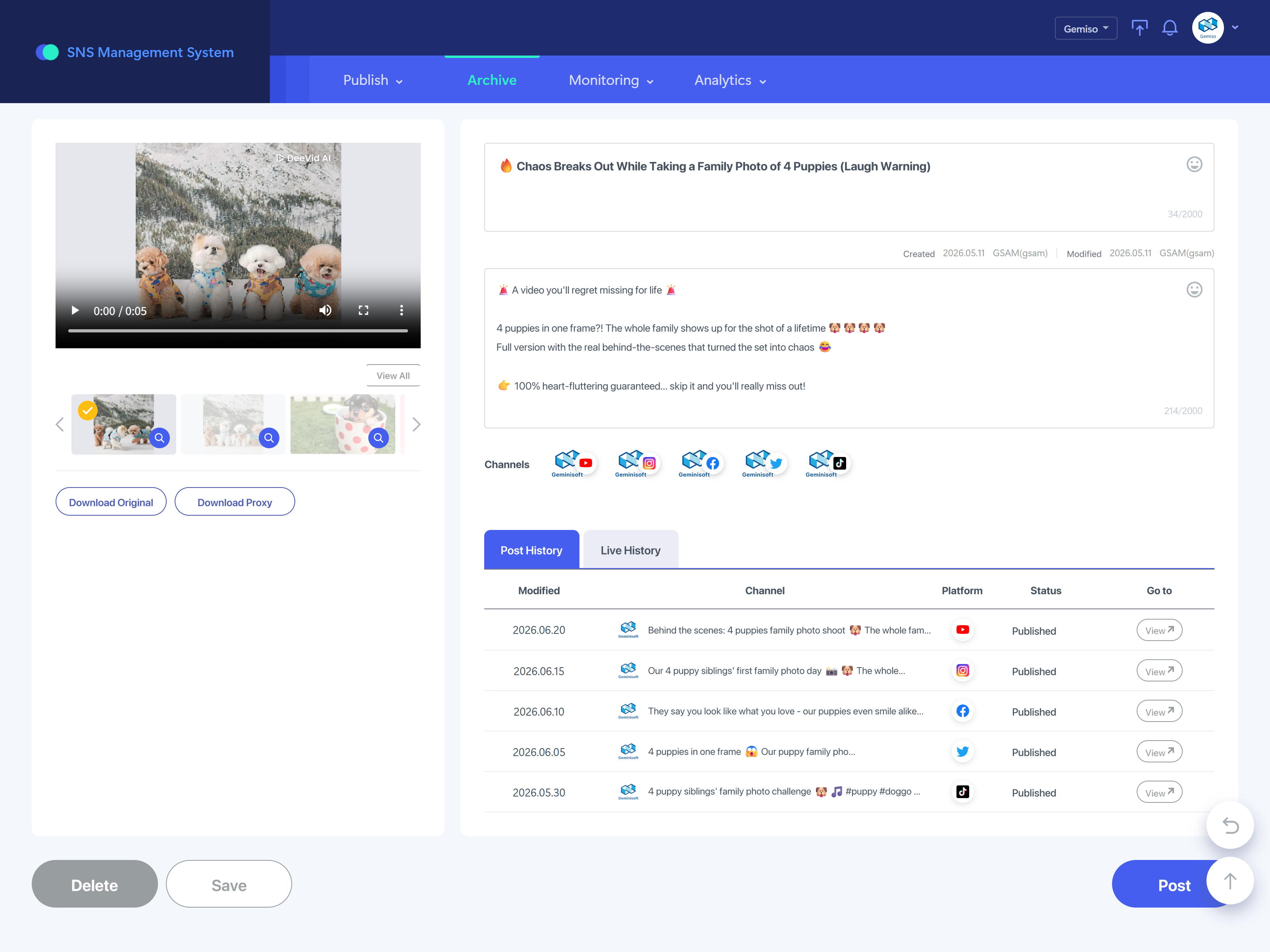 NEXUS Deploy screenshot — Multi-Platform Distribution