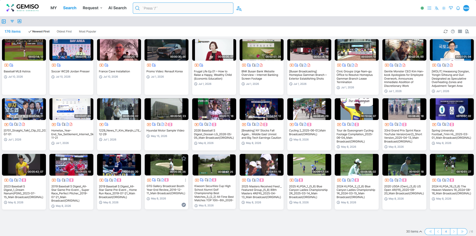 Proxima Media Asset Management · MAM screenshot — Manage the Full Media Asset Lifecycle
