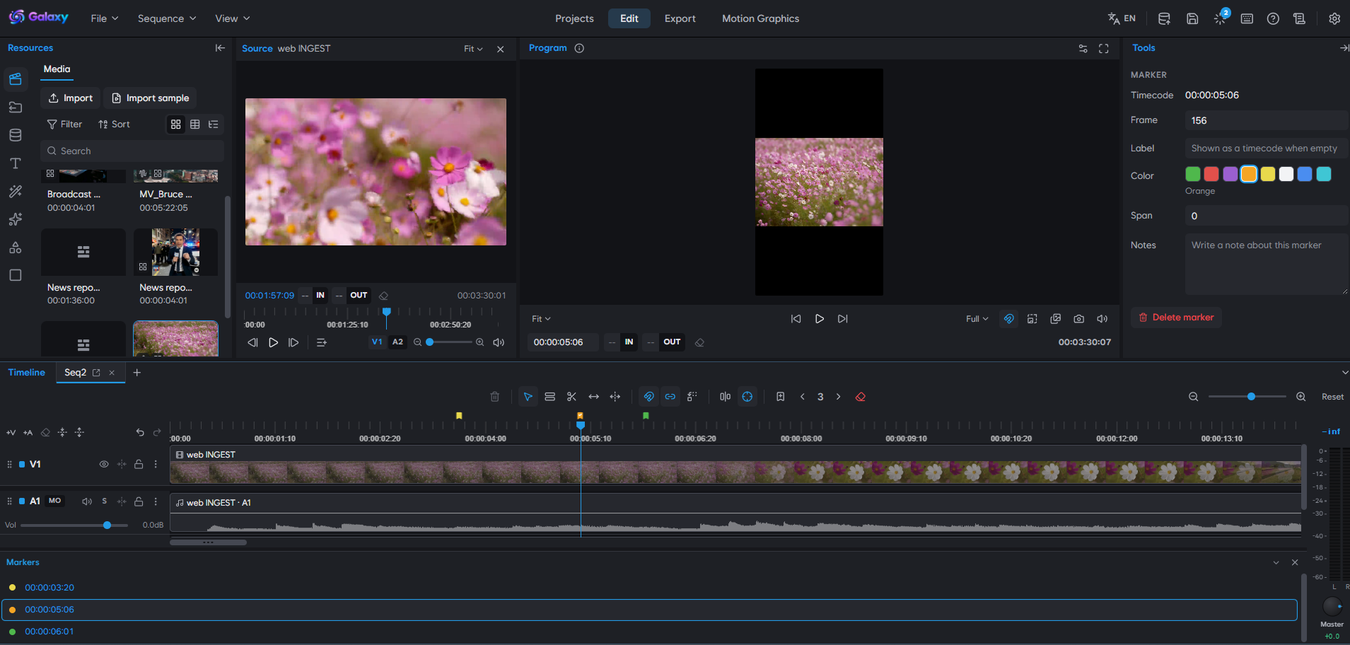 Web NLE Web-Based Video Editing diagram