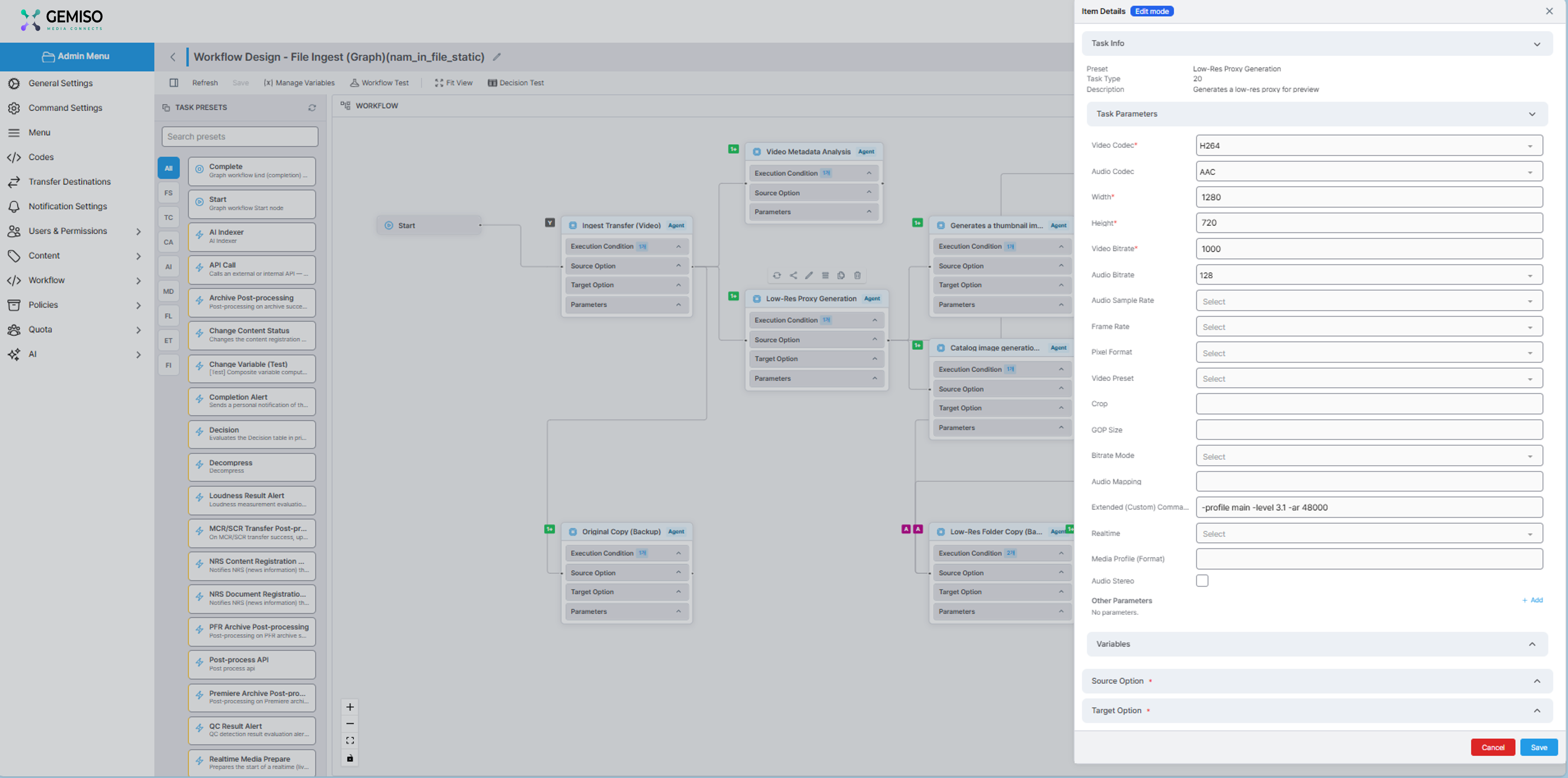 Workflow Editor Workflow Editing diagram